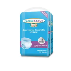 GENERICO - Ropa Interior Desechable Adulto L – Paquete 18 unidades- Pack 6 paquetes