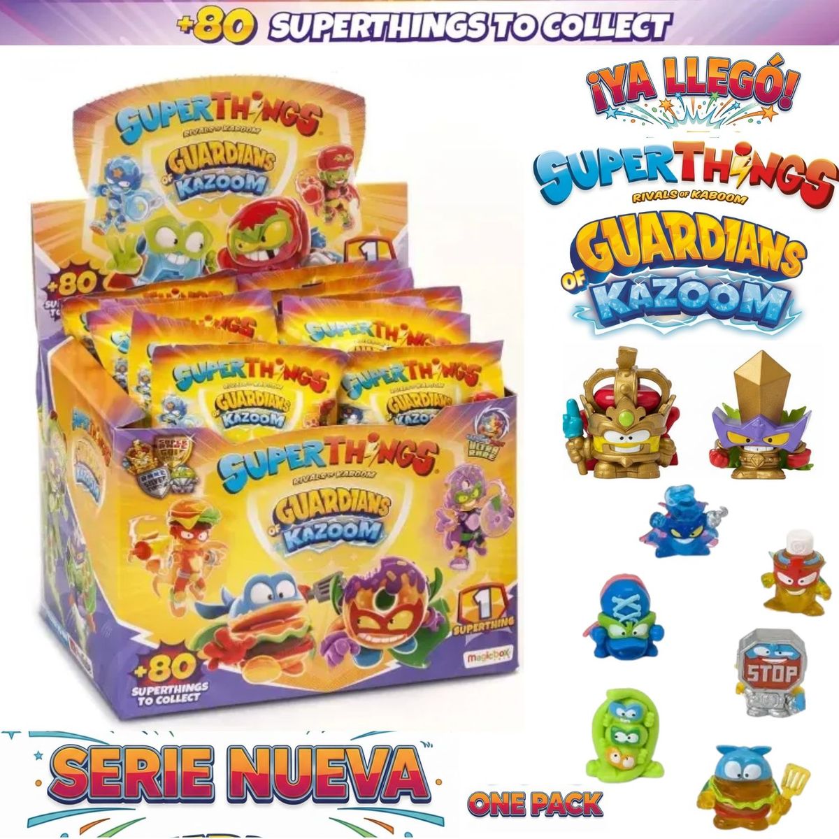 TIOZONEY - SuperZings Caja SuperThings Guardians Of Kazoom - 25 Sobres Sorpresa