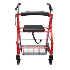 GENERICO - Andador Adulto Ortopédico Plegable Con Ruedas Frenos Asiento