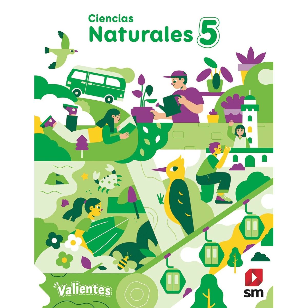 TOP10BOOKS - TEXTO Pack Ciencias Naturales 5° Proyecto Valientes - Ediciones SM