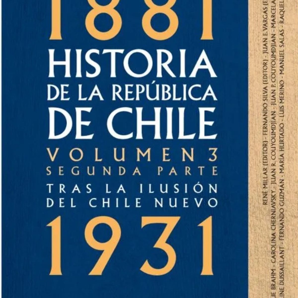 TOP10BOOKS - LIBRO Historia De La República De Chile Volumen 3. Segunda Parte Tras La Ilusión
