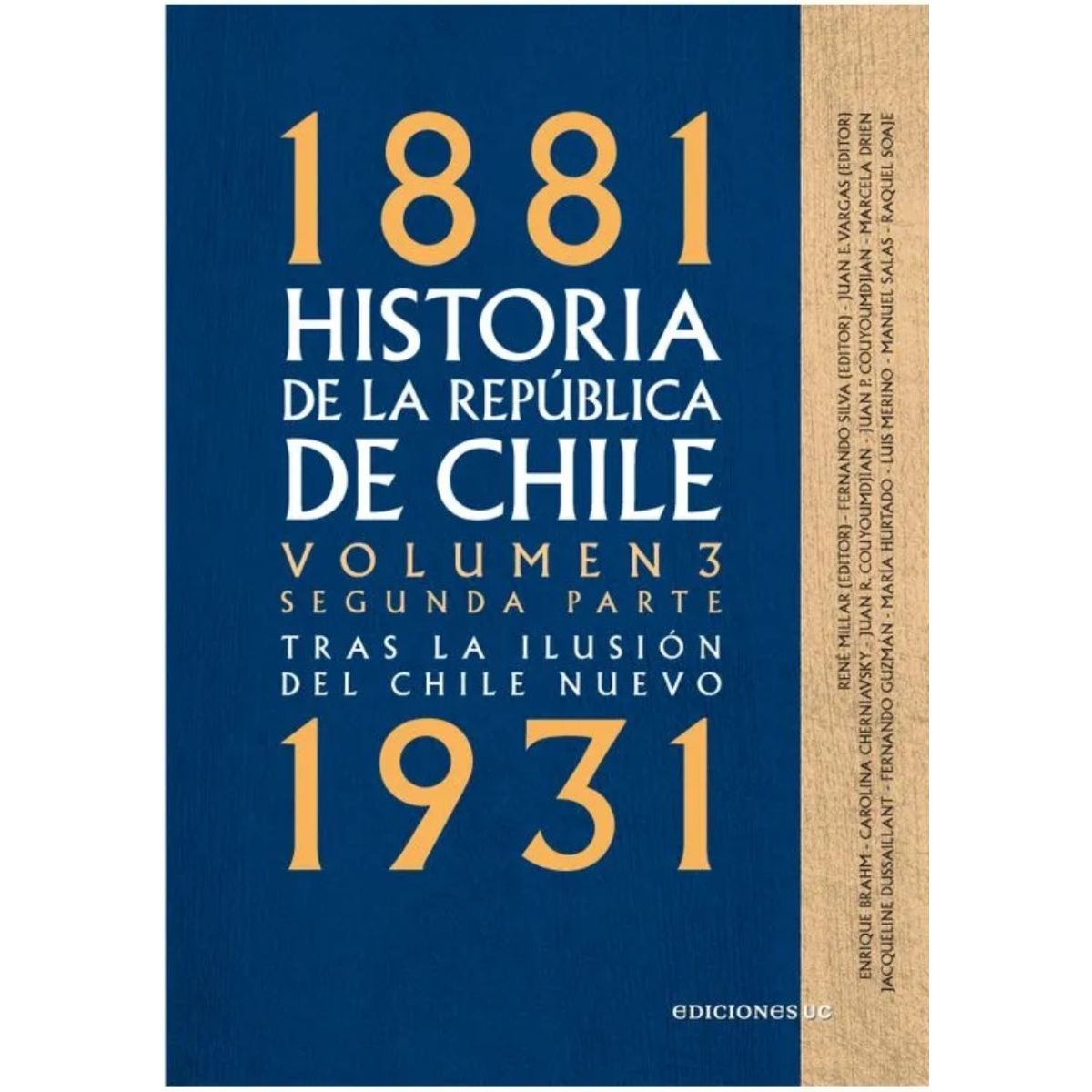 TOP10BOOKS - LIBRO Historia De La República De Chile Volumen 3. Segunda Parte Tras La Ilusión