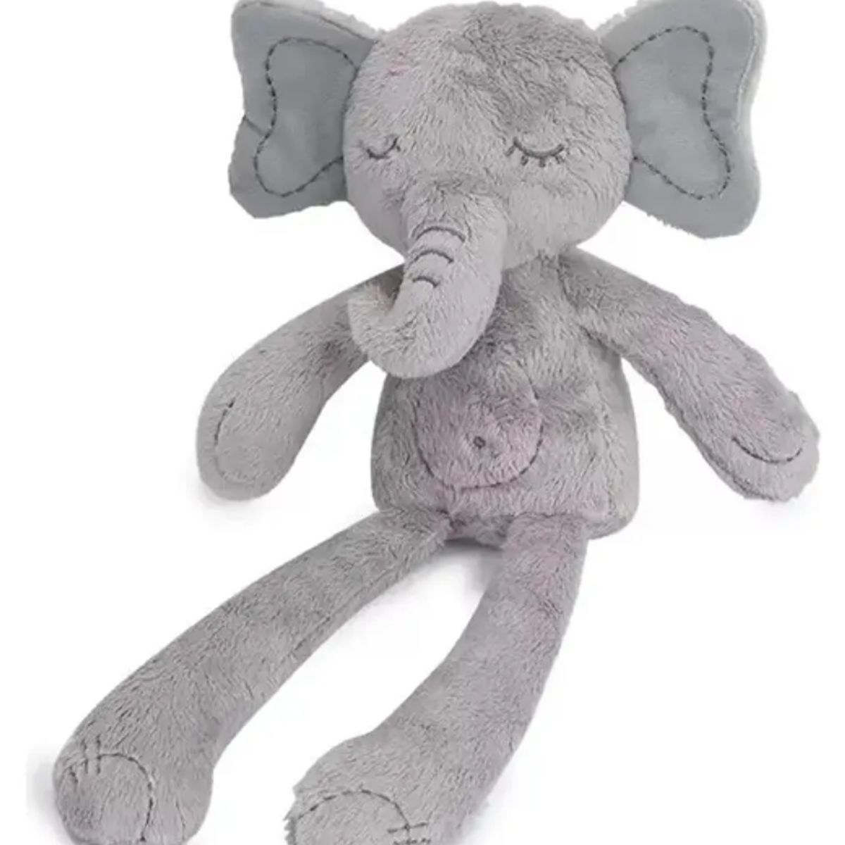 GENERICO - Peluche De Apego De Felpa Elefante Tierno Bebes Elefante Gris