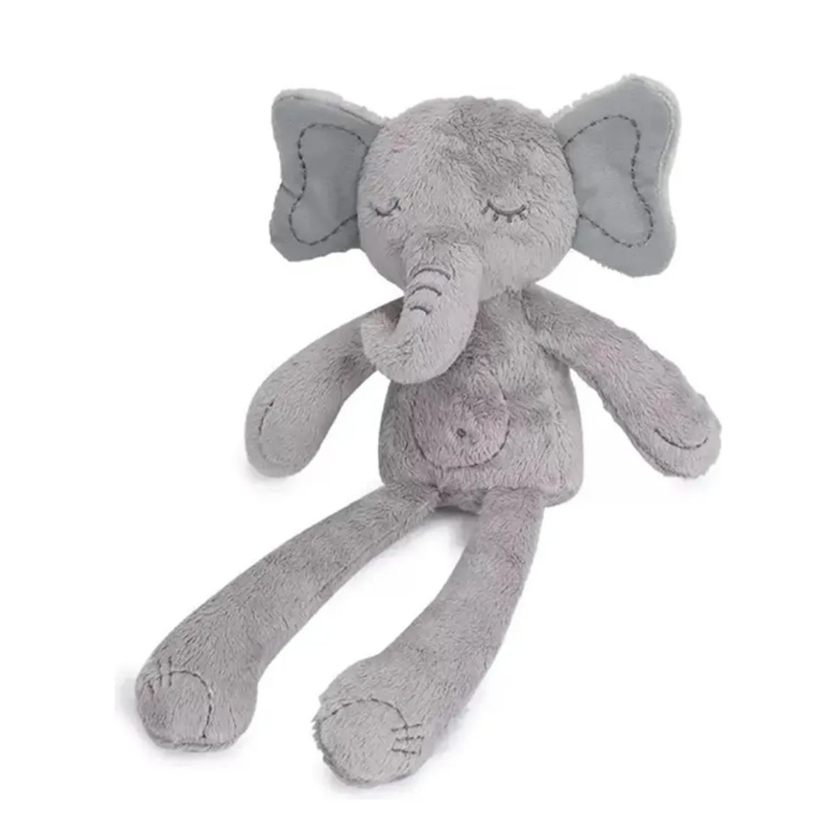 GENERICO - Peluche De Apego De Felpa Elefante Tierno Bebes Elefante Gris