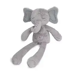 GENERICO - Peluche De Apego De Felpa Elefante Tierno Bebes Elefante Gris