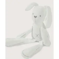 GENERICO - Peluche De Apego Conejo Blanco Patas Largas Felpa Suave 50cm Blanco