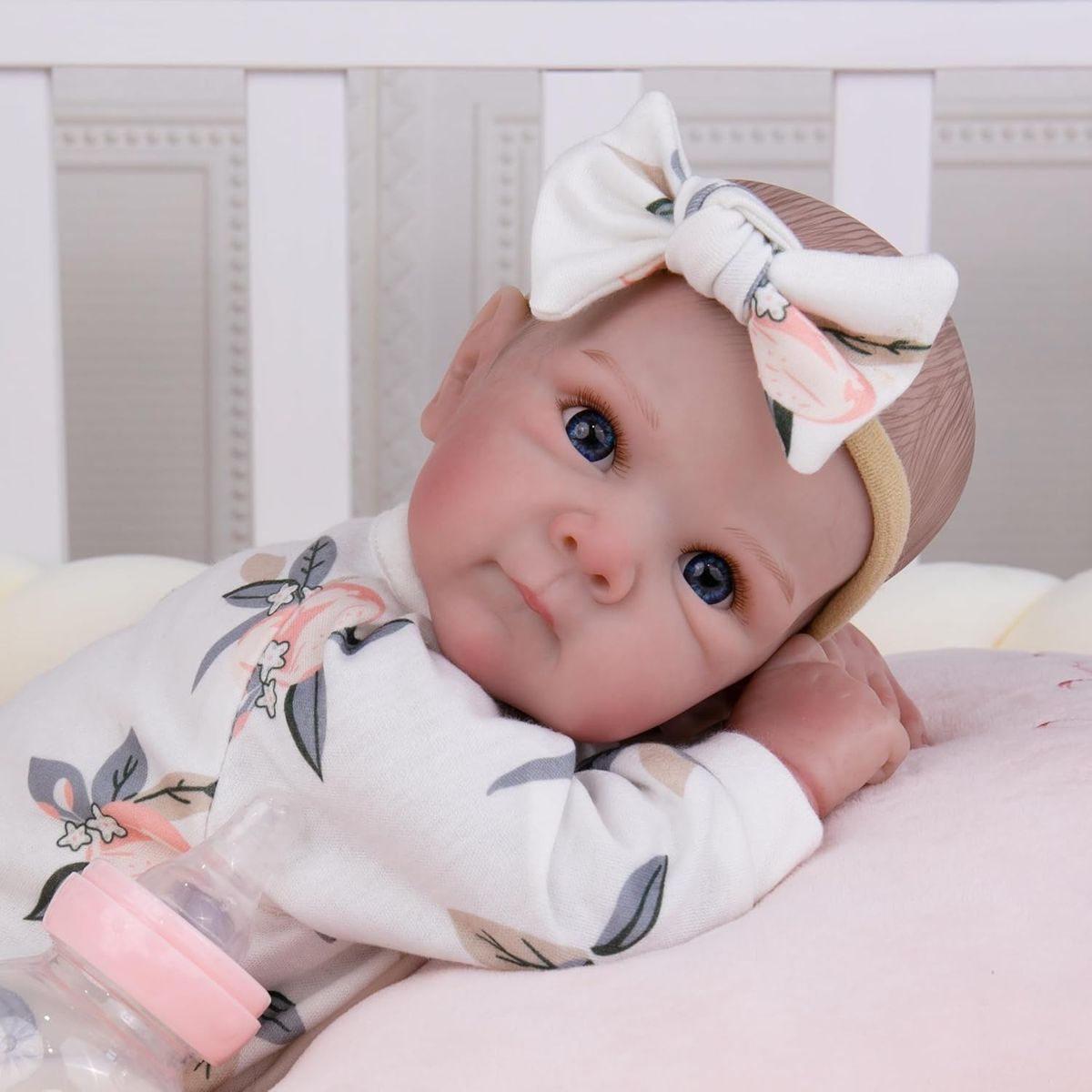 GENERICO - Muñeca Reborn De 48 Cm Vinilo Silicona Niña