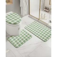 GENERICO - SET DE BAÑO 3 PIEZAS PREMIUM DISEÑOS EXCLUSIVOS Y TEXTURA ULTRA SUAVE