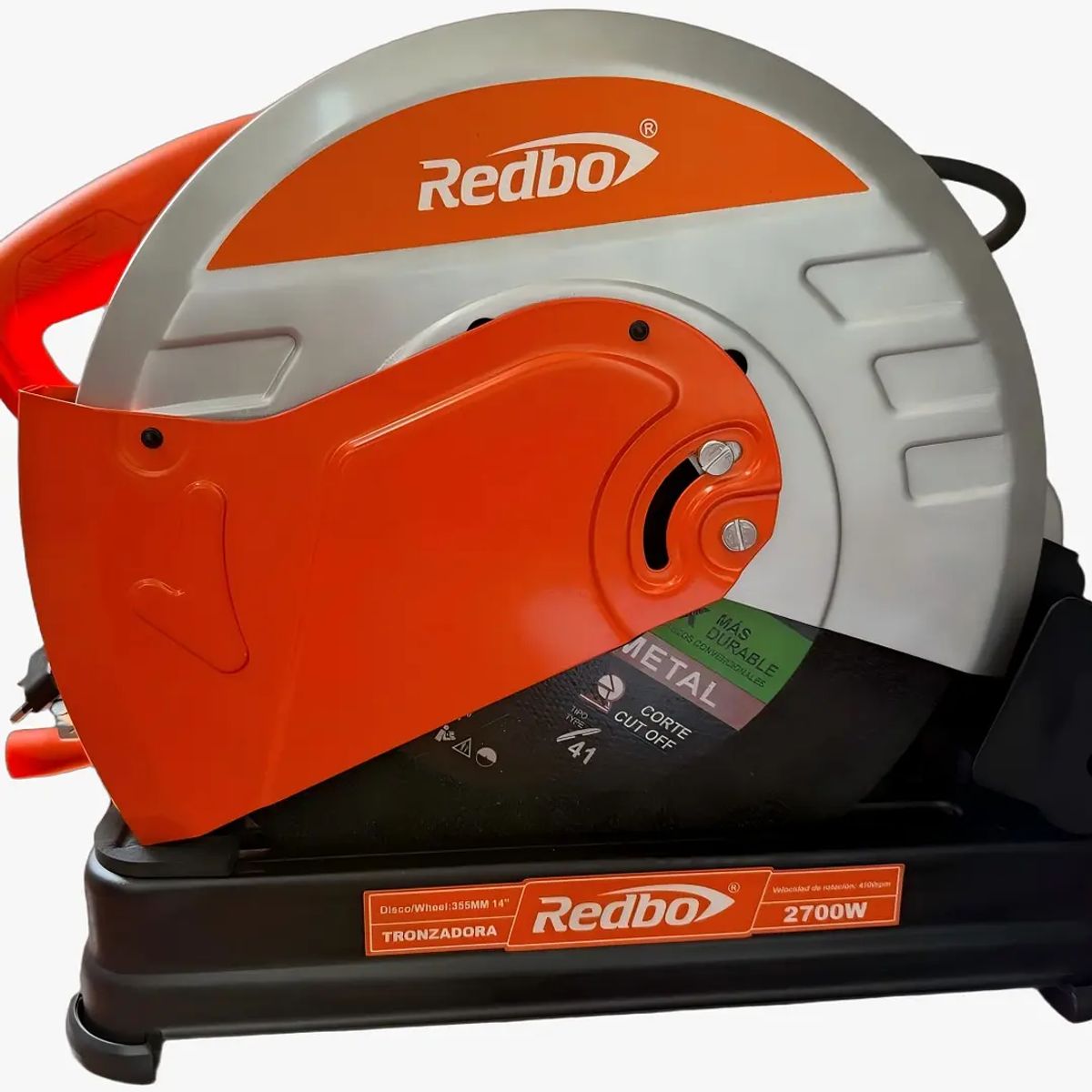 REDBO - Tronzadora de Metales Redbo RCM-14N355 (2700W, 14 Pulgadas, Capacidad 100mm)