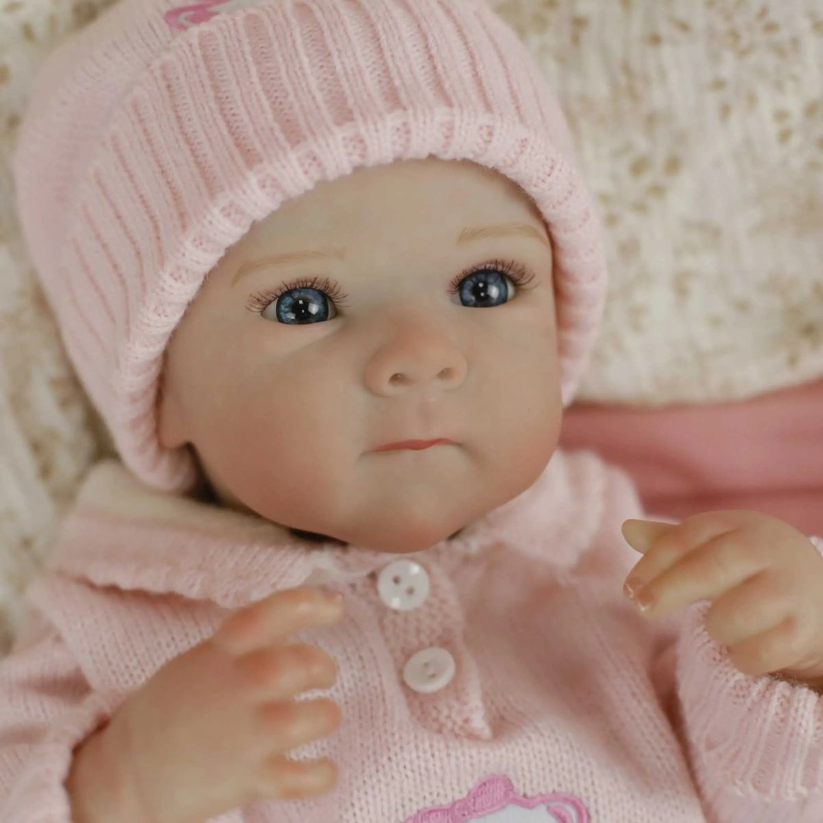 GENERICO - Muñeca Resborn Cuerpo Entero Silicona 48 Cm