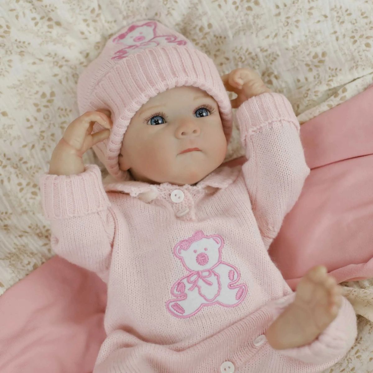 GENERICO - Muñeca Resborn Cuerpo Entero Silicona 48 Cm
