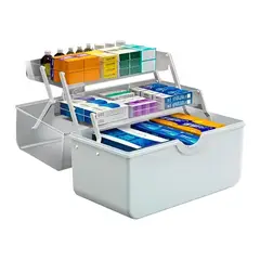GENERICO - Caja Organizadora Plástica Multiuso Compartimientos Pequeña