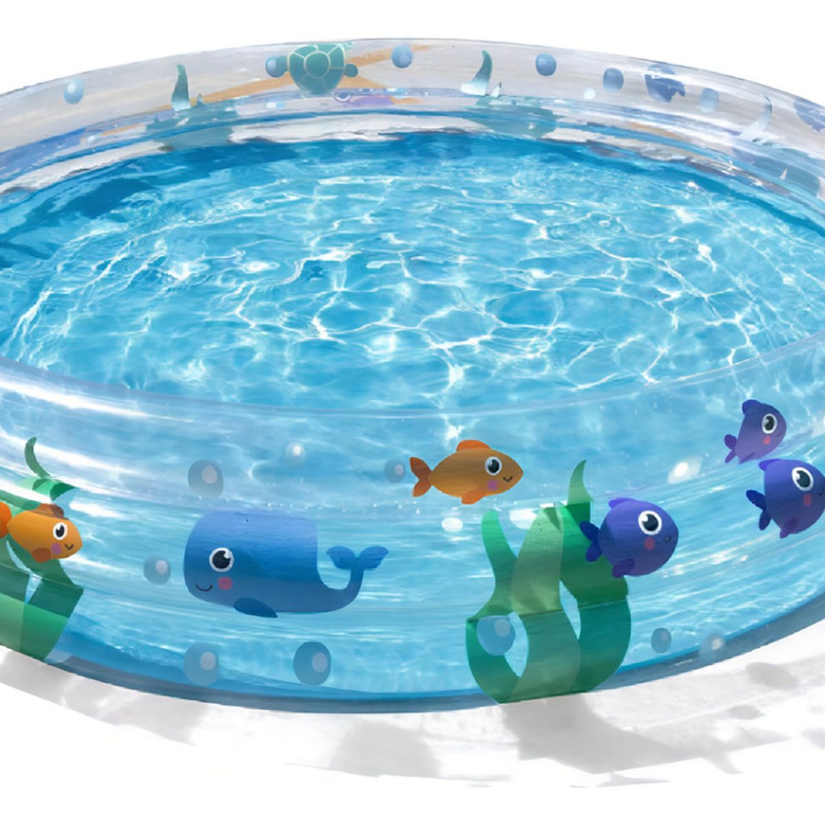 GENERICO - Piscina Inflable Infantil 152 X 30 Cm Niños Bebe Color Transparente - 304005