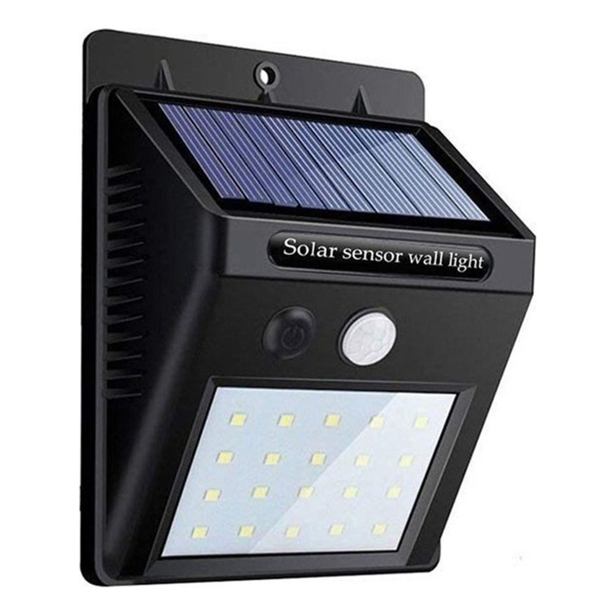 GENERICO - Luces Solares Exterior Luminaria Solar Led Luces Led Sensor Color Negro