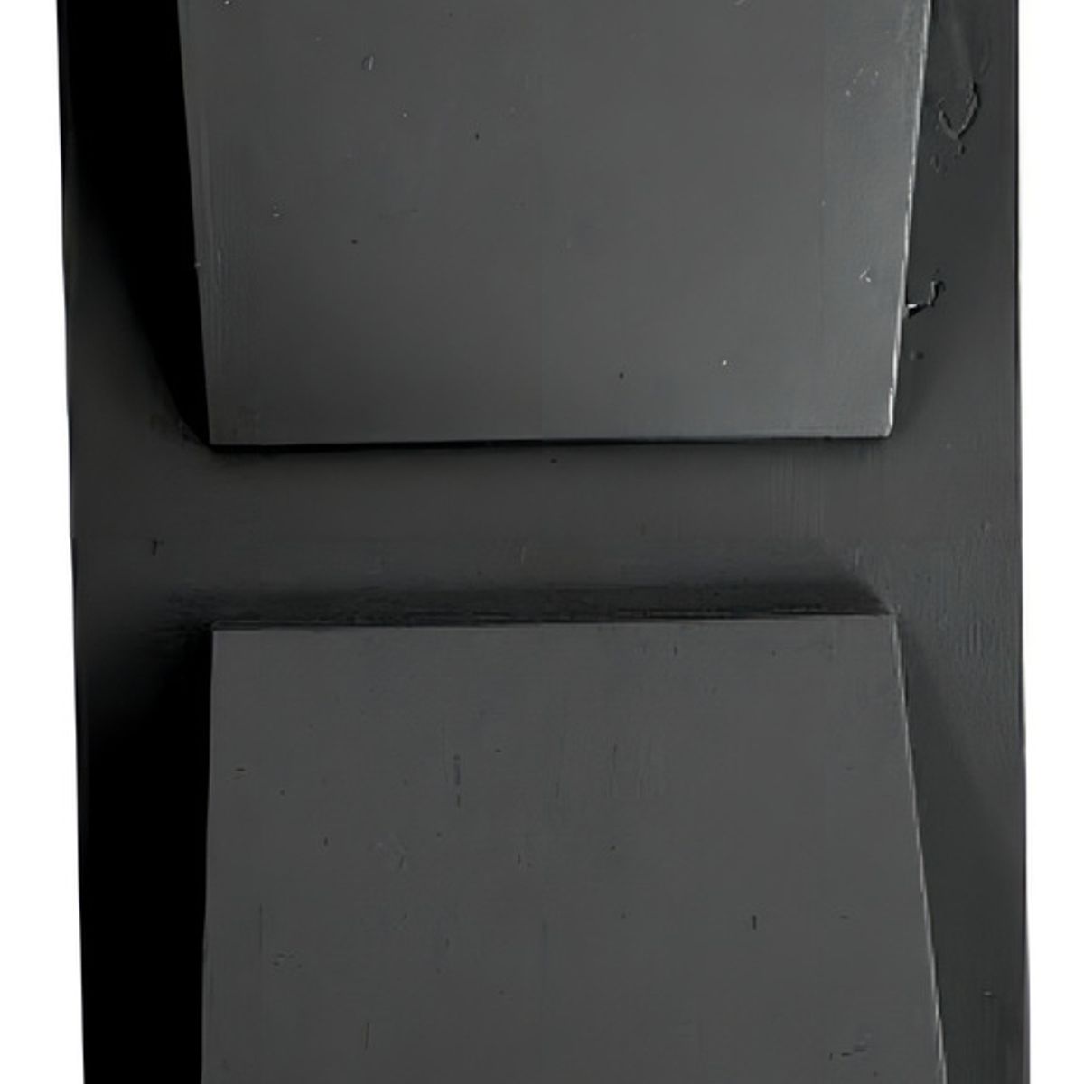 GENERICO - Aplique Led Doble 25w Luz Calida 3000k Color Negro