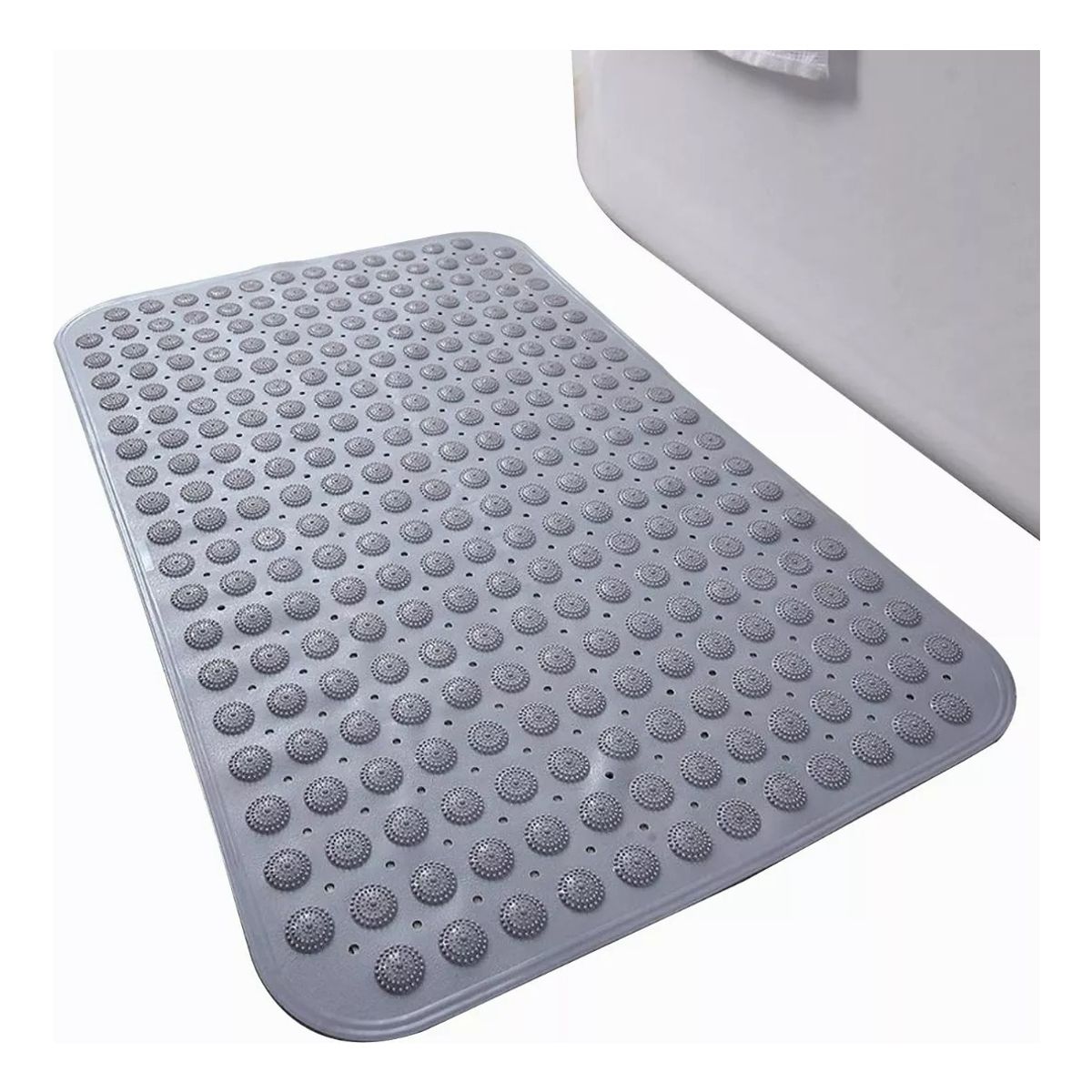 GENERICO - Tapete Goma Antideslizante Piso De Ducha Baño Color GRIS - 323004
