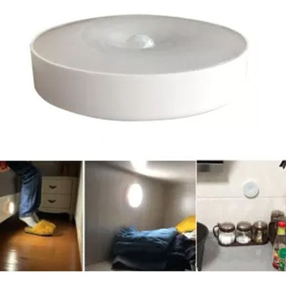GENERICO - Luz Led Intelligent Induction Night Light 3000 lm Recargable 800 mAh