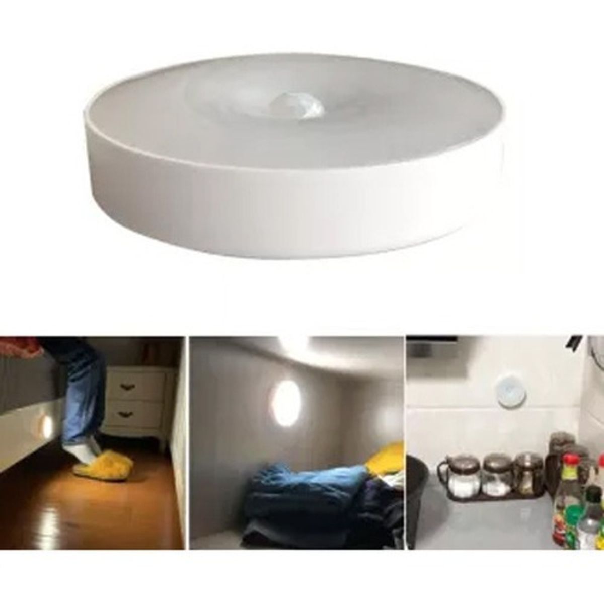 GENERICO - Luz Led Intelligent Induction Night Light 3000 lm Recargable 800 mAh