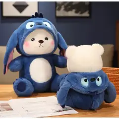 GENERICO - Oso Peluche Viral Tipo Get Hug con Ropa – Adorable Peluche Kawaii