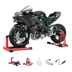 GENERICO - Motocicleta Fundida Por Inyección 16 Escala Para Kawasaki H Blackgiftbox
