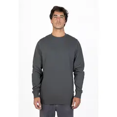 KIVUL - Poleron Hombre Vencel Gris Oscuro