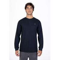 Polera Hombre Logo Negro