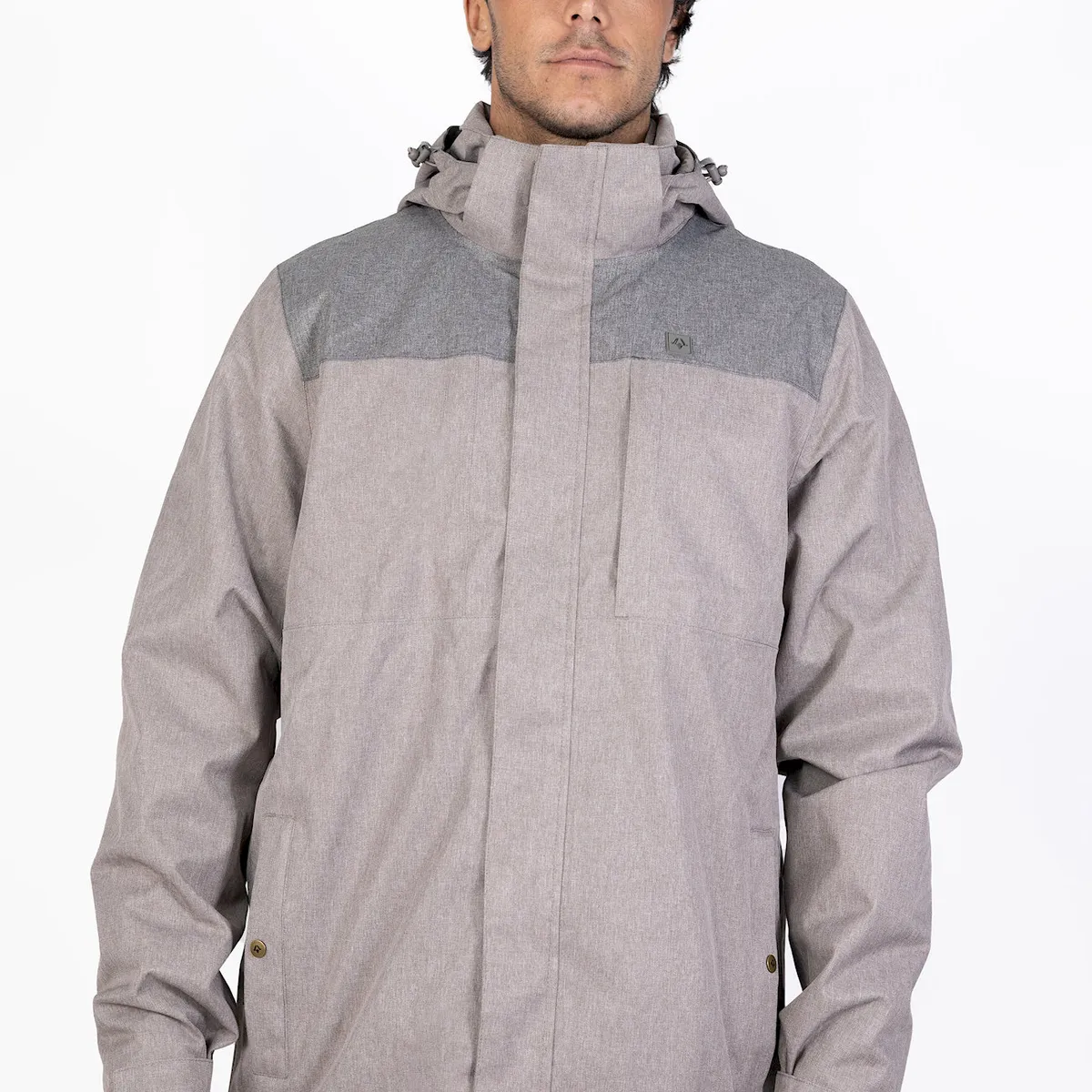 KIVUL - Chaqueta Hombre Siklos Reciclada Café Kivul