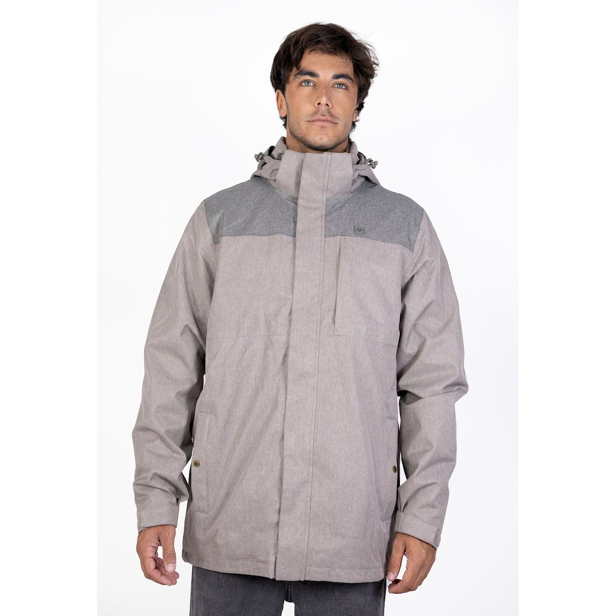KIVUL - Chaqueta Hombre Siklos Reciclada Café Kivul