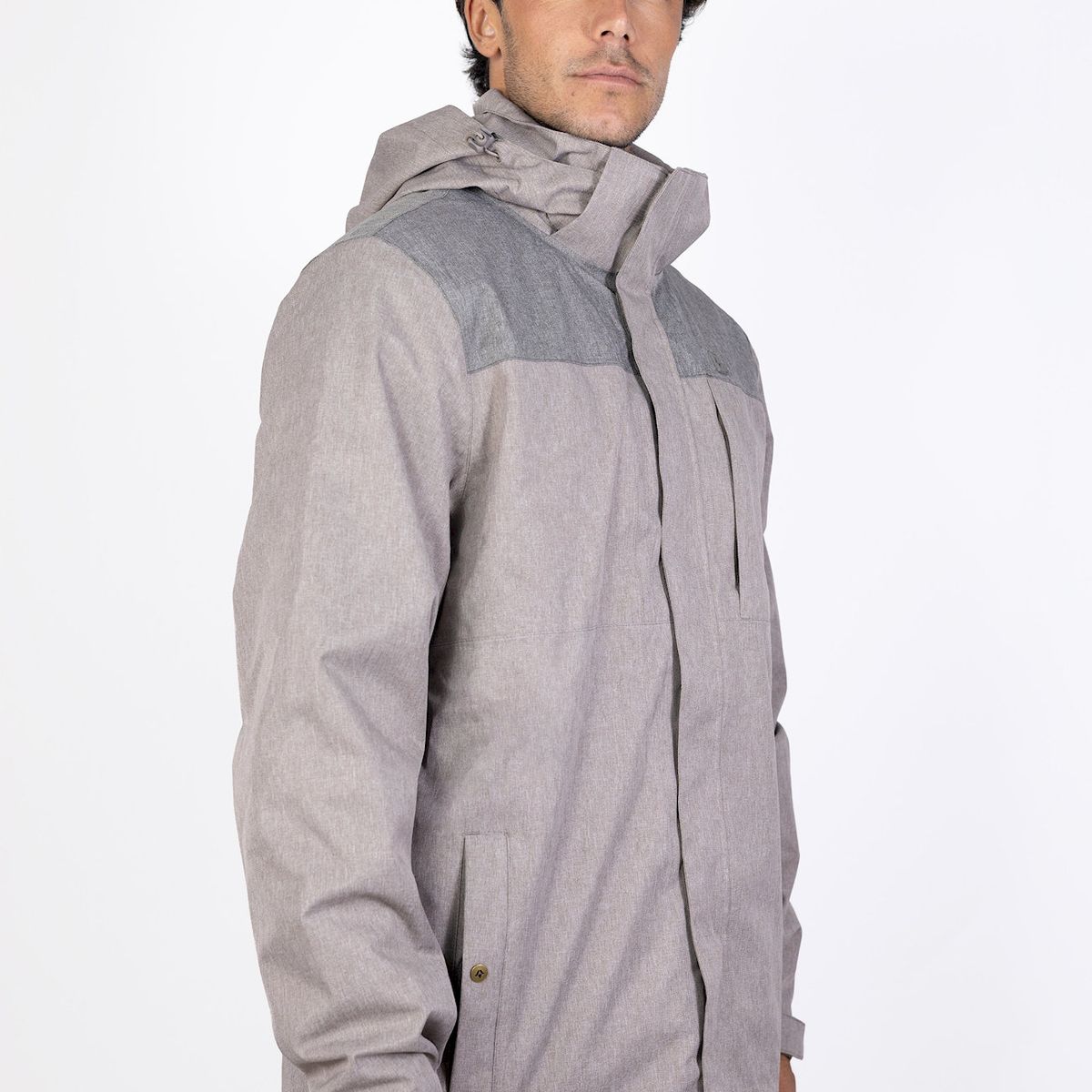 KIVUL - Chaqueta Hombre Siklos Reciclada Café Kivul