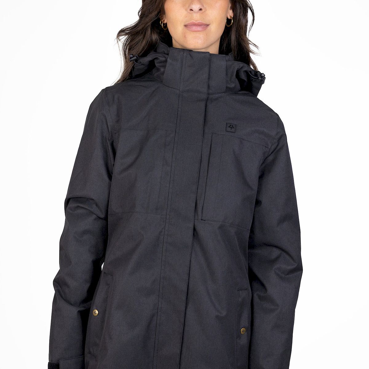 KIVUL - Chaqueta Mujer Kivul Siklos Reciclada Negro