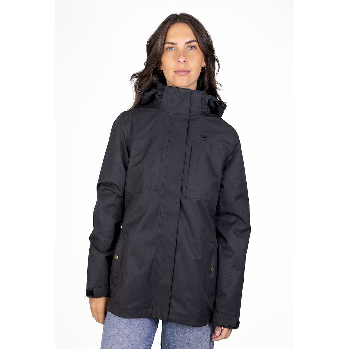 KIVUL - Chaqueta Mujer Kivul Siklos Reciclada Negro