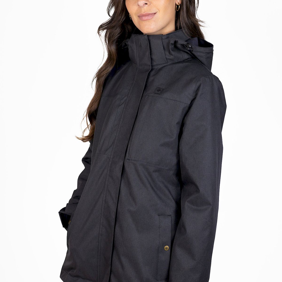 KIVUL - Chaqueta Mujer Kivul Siklos Reciclada Negro