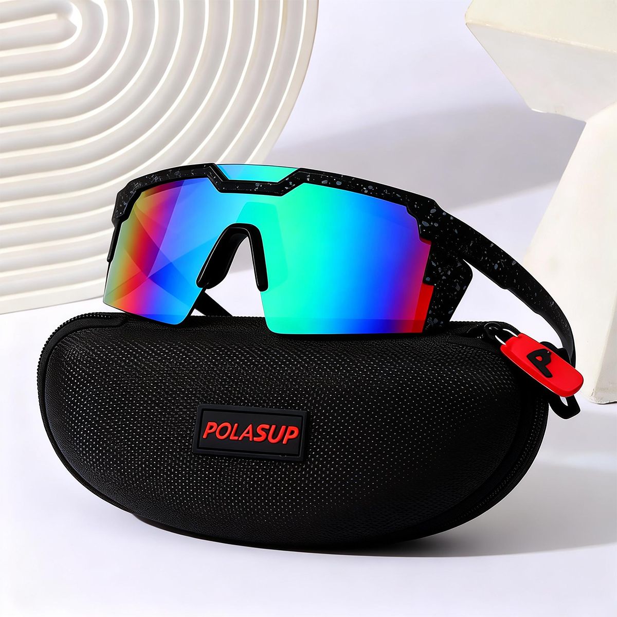 POLASUP - Polasup lentes deportivas ciclismo hombre gafas unisex proteccion uv400 mujer bicicleta correr