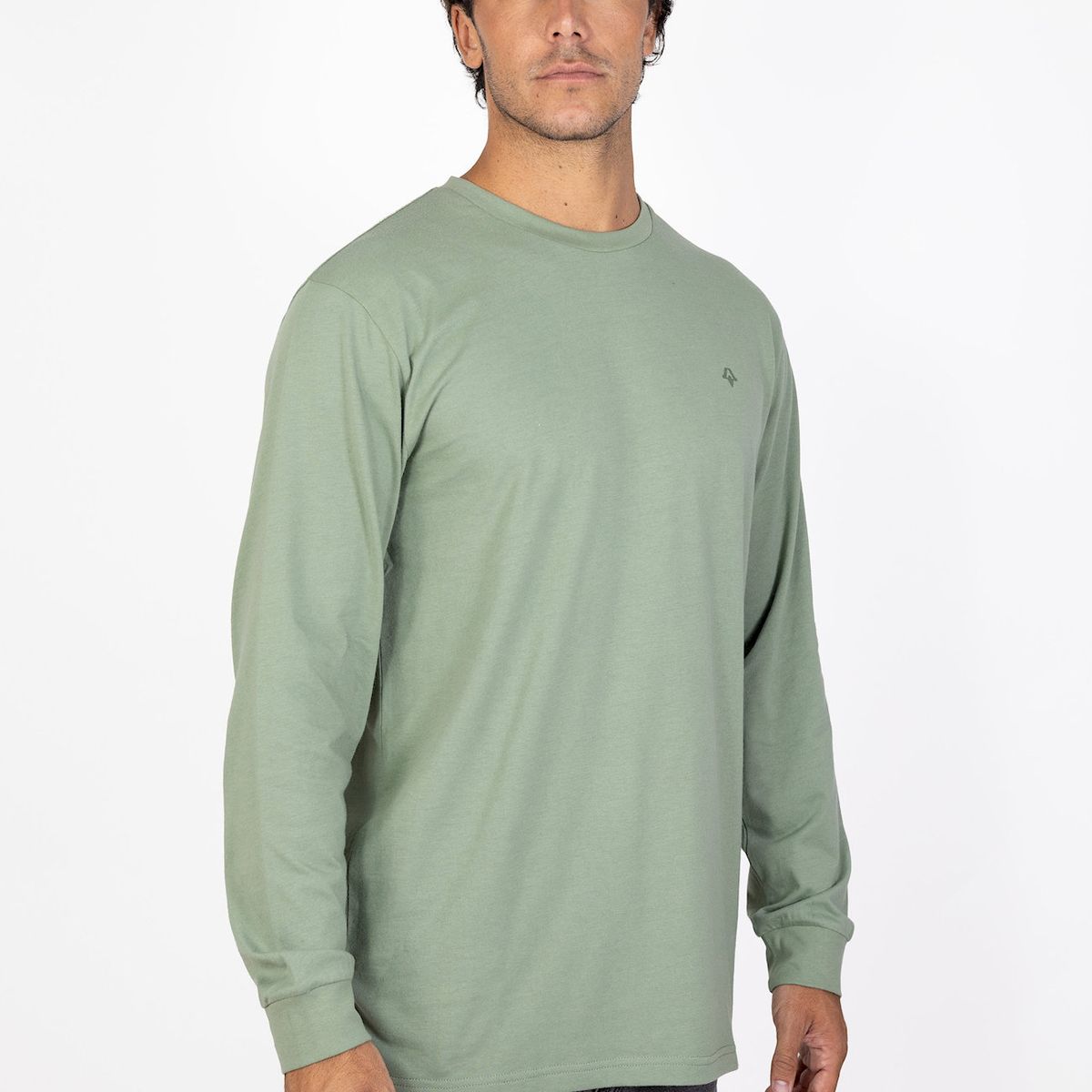 KIVUL - Polera Hombre Kivul Logo Verde