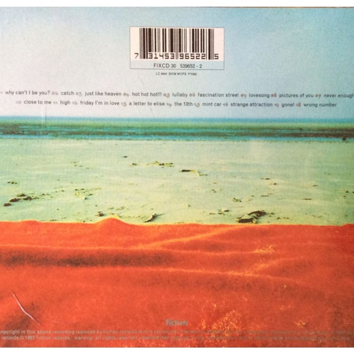 GENERICO - CURE - GALORE: THE SINGLES 1987-1997 / CD