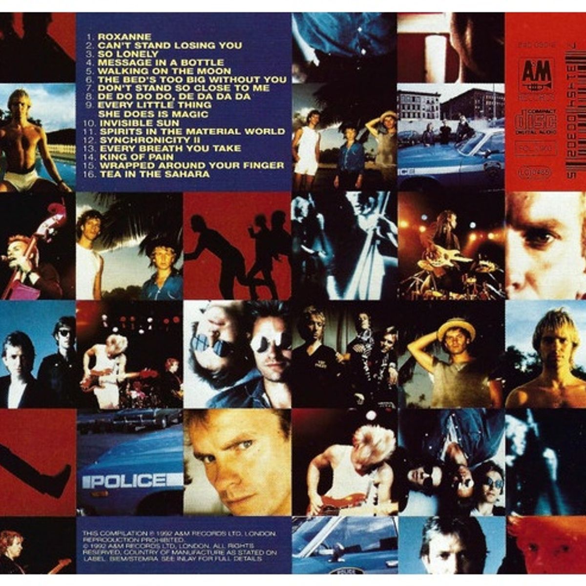 GENERICO - POLICE - GREATEST HITS  CD