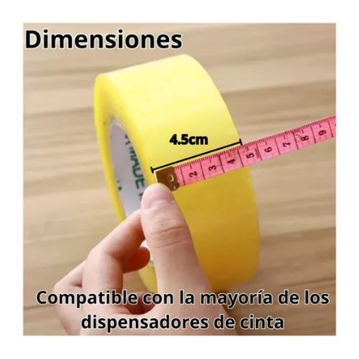 GENERICO - Cinta De Embalaje Transparente 4.5cm X 300m Grueso Transparente Cinta Embalaje