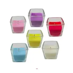 GENERICO - Velas decorativas 12un surtidas 5x5cm