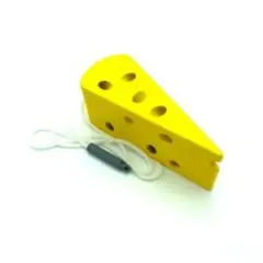 GENERICO - Enhebrador Queso Juguete Educativo