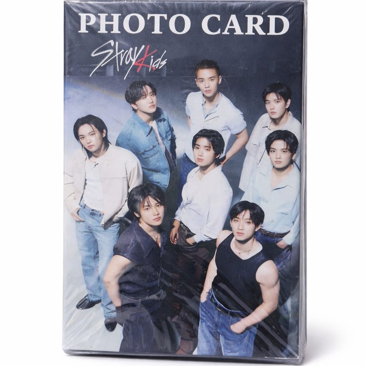GENERICO - StrayKids Binder  A5 capacidad  84 photocards  - 50 Photocards -  20 Hojas transparentes con 4 espacios