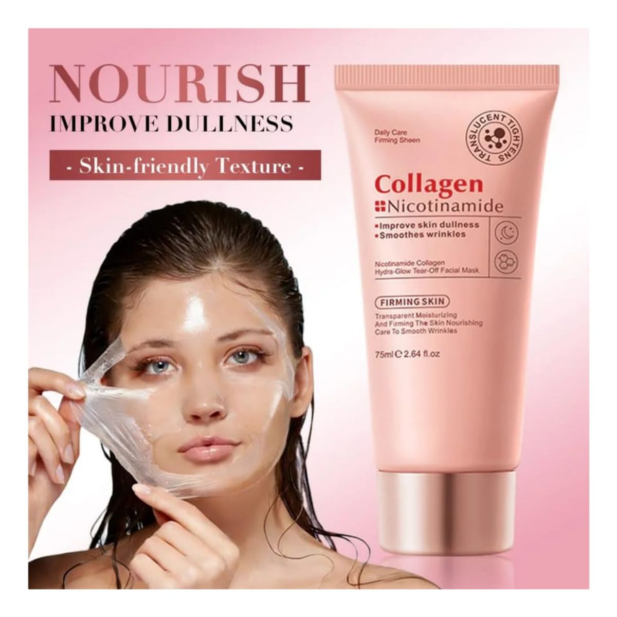 GENERICO - Mascarilla Facial De Colágeno Antiedad