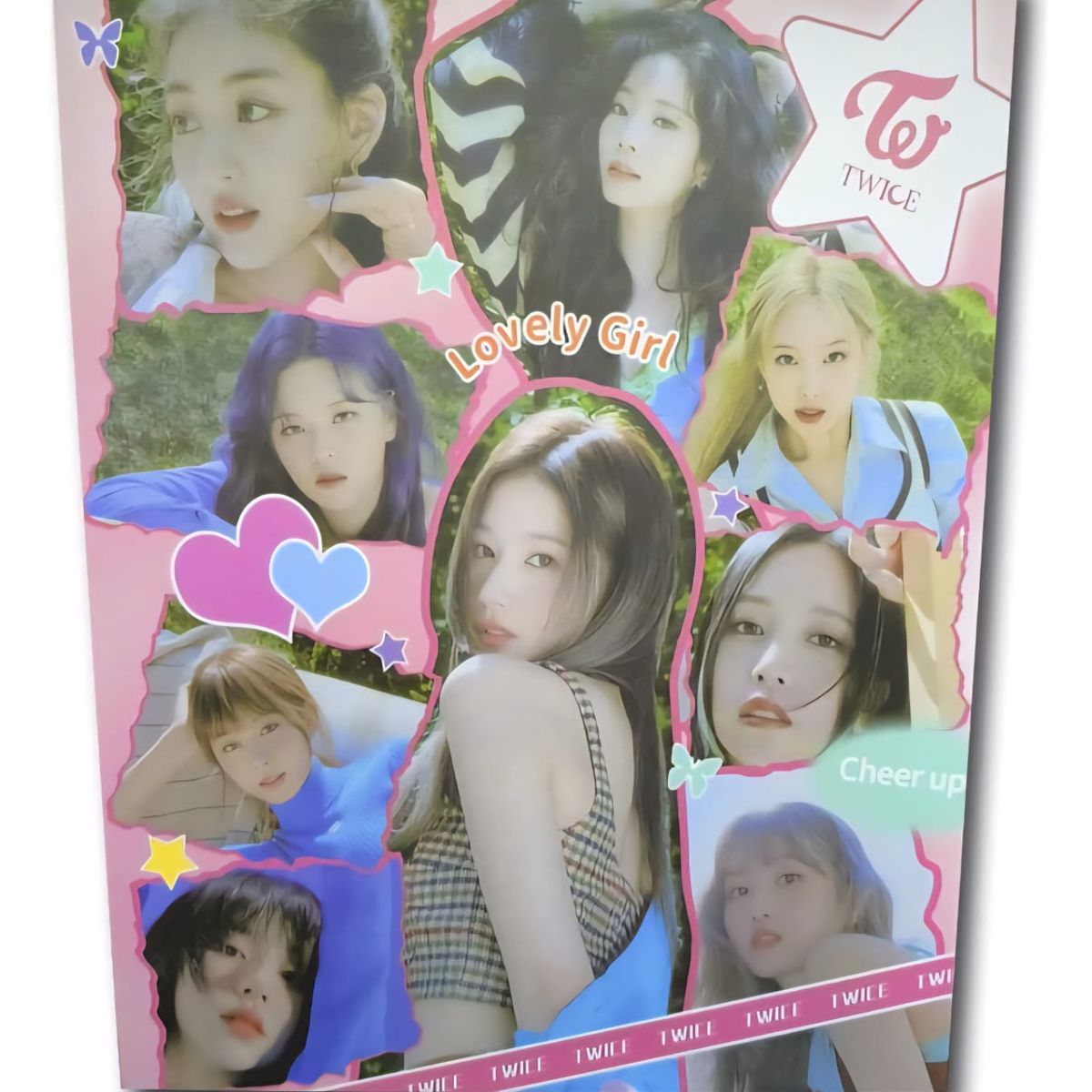 GENERICO - Twice  Binder  A5 capacidad  84 photocards  - 50 Photocards -  20 Hojas transparentes con 4 espacios