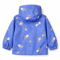 KIBOU - Chaqueta Niño Impermeable Con Capucha Cortaviento Infantil