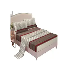 GENERICO - SABANA 2OO HILOS KING CON DISEÑO