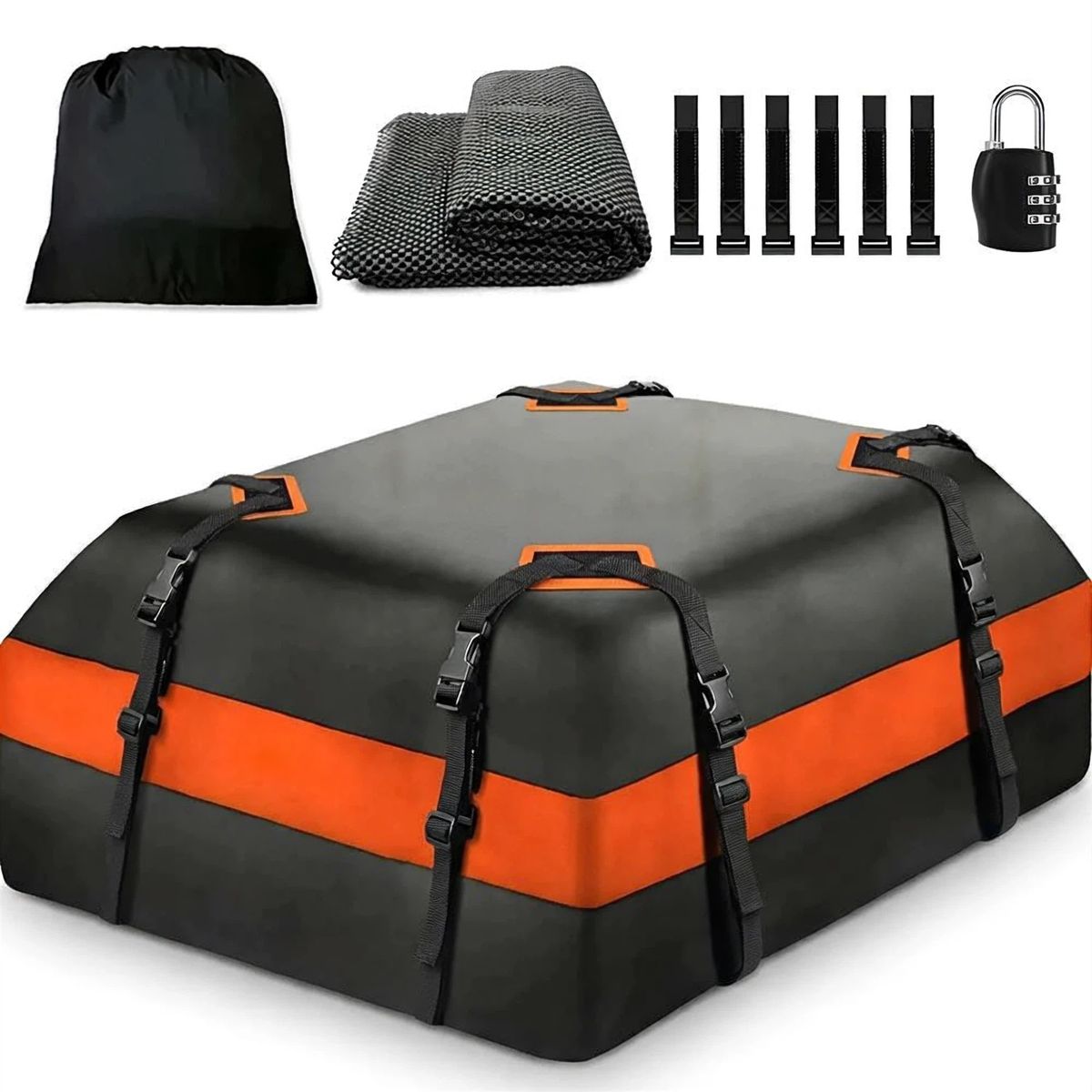 IDEEHOUSE - Bolso Porta Equipaje Impermeable Para Techo De Auto 425L