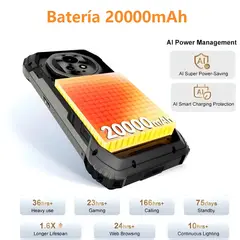 BLACKVIEW - XPLORE 2 5G Celular 36GB+256GB 20000mAh Smartphone