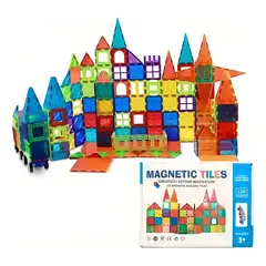 VIDA BUENAS - Juego De Bloques De Construcción Magnéticos 3d 120piezas