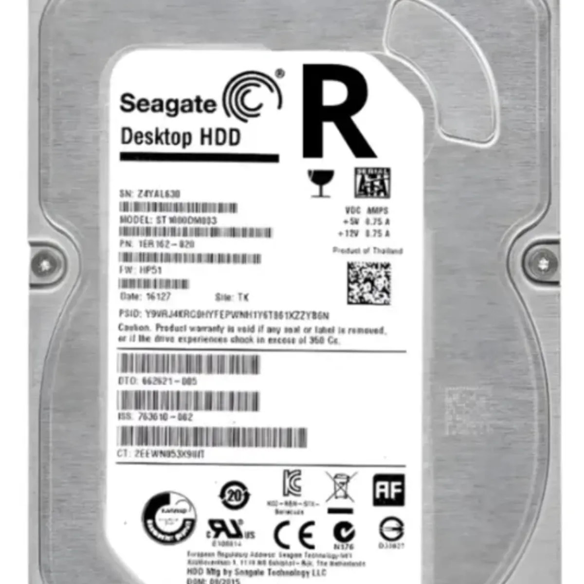 SEAGATE - Disco Duro 500gb Seagate Sata 3.5 Pc
