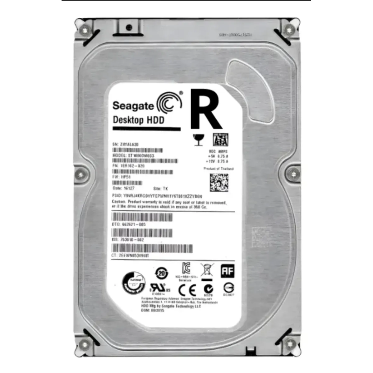 SEAGATE - Disco Duro 500gb Seagate Sata 3.5 Pc