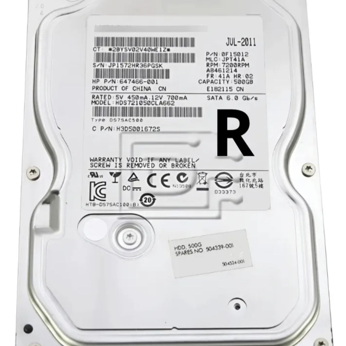 HITACHI - Disco Duro 500gb hitachi Sata 3.5 Pc